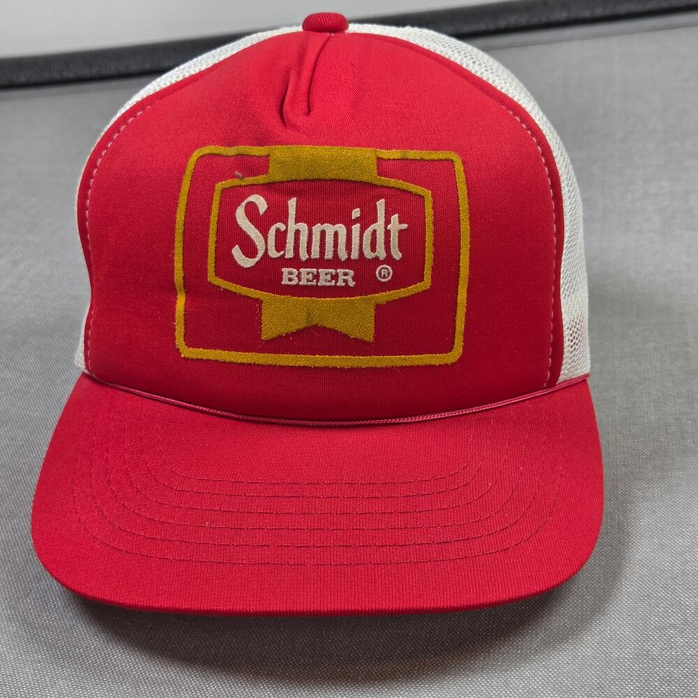 Schmidt Beer Vintage YoungAn Mesh Trucker Hat Snapback Made Korea OSFA